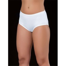 İki Yıldız  3'Lü Paket Kadın Ribana Bato Külot Beyaz