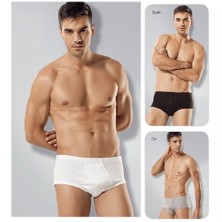 Tutku 6'Lı Paket Erkek Slip Külot Beyaz