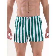 Blackspade Loose Fit Erkek Boxer 9535 Beyaz-Yeşil