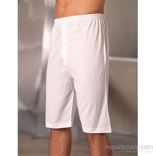 Şahinler Penye Süprem Paçalı Beyaz Boxer