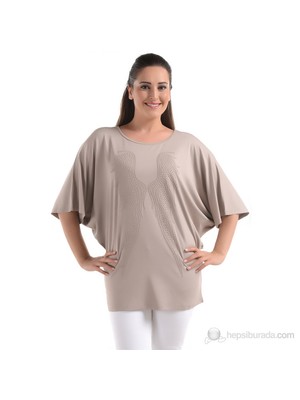 Sistas Bisiklet Yaka Kadın Penye Bluz