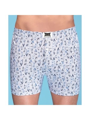Tutku 6'Lı Paket Erkek Desenli Boxer