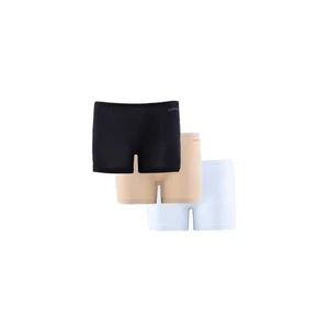 Essential Kadın Boxer 3lü Paket 1571 Beyaz-Ten-Siyah