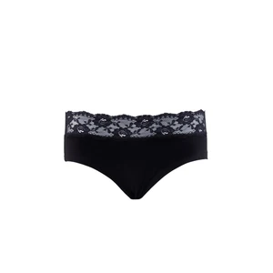Private Kadın Dantelli Slip Külot 1318 Siyah