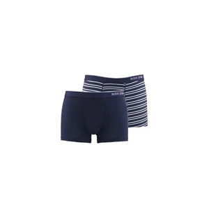 Stripes Erkek Boxer 2li Paket 9551 Lacivert-Lacivert-Beyaz