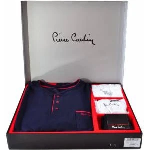 Pierre Cardin Erkek Damat Çeyiz Pijama 5 Parça Set