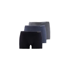 BLACKSPADE 9670 ERKEK TENDER COTTON SHORTY 3 LÜ SİYAH-ANTRA MELANJ-ANTRASİT BOXER
