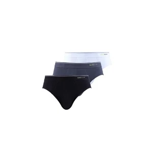 Tender Cotton Erkek Slip Külot 3lü Paket 9672 Beyaz-Siyah-Antrasit