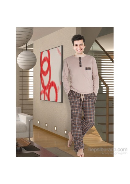 Uzun Kol Erkek Pijama Takımı