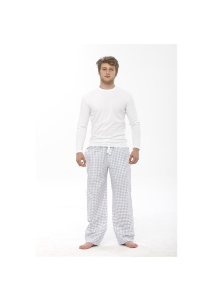 Thedon Ribana Beyaz Erkek Pijama Takımı