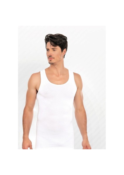 Klasik Erkek Atlet Beyaz