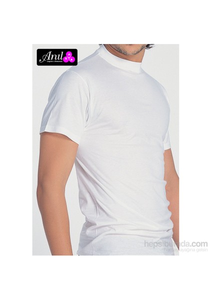 0302 Erkek Kısa Kollu Pamuklu Basic Fanila T-shirt