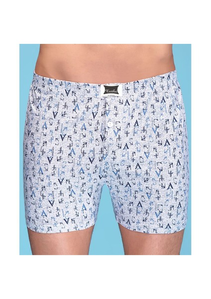 6'Lı Paket Erkek Desenli Boxer