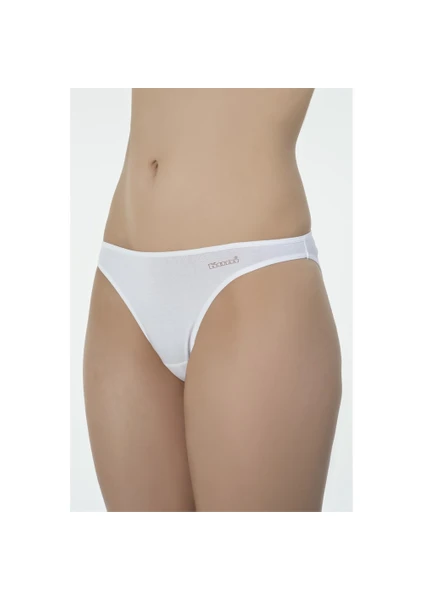 B.Süper Bikini Tekli  Beyaz