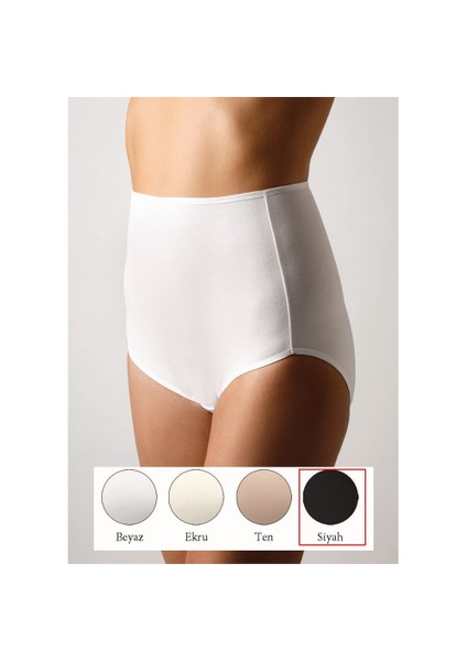 821 Penye Kumaşlı Yüksek Belli Normal Külot