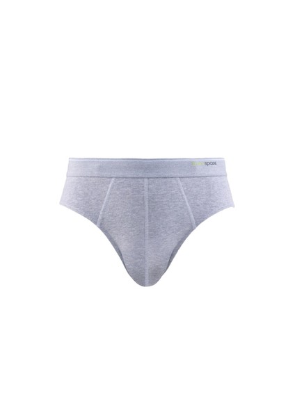 Tender Cotton Erkek Slip Külot 9232 Gri melanj
