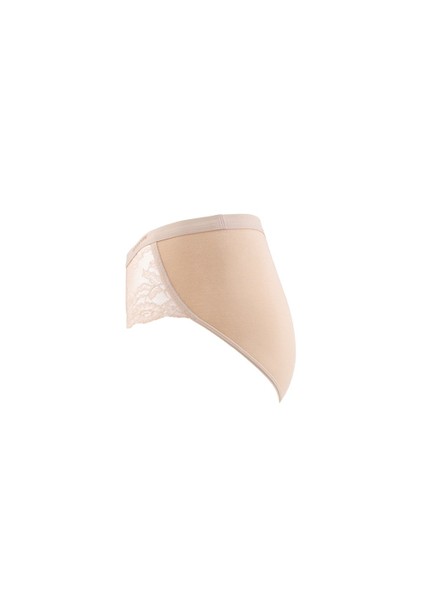 Private Kadın Dantelli Slip Külot 1311 Ten