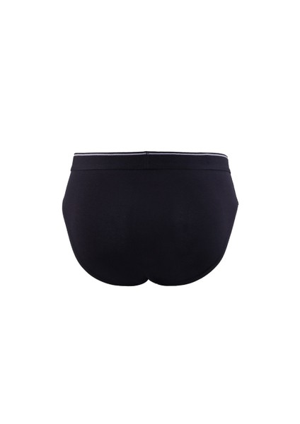 9672 ERKEK TENDER COTTON 3 LÜ SİYAH SLİP KÜLOT