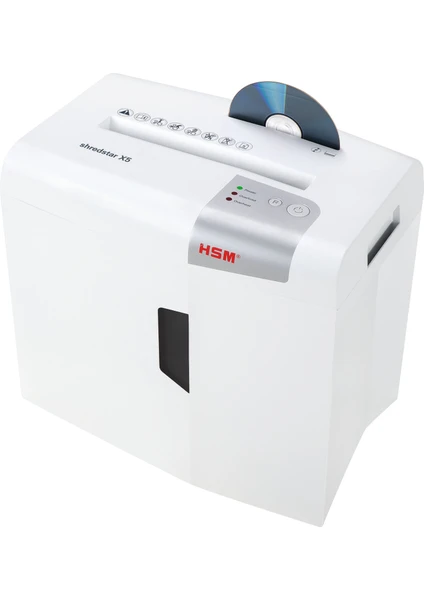 HSM SHREDSTAR X5 Evrak İmha Makinesi / Kağıt Kırpma Makinesi - CD İmha Makinesi - 4,5x30 mm - 18lt