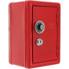 Mobgift Kilitli Anahtarlı Kasa Kumbara (Kırmızı)