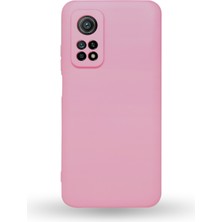 Kzy Xiaomi Mi 10T Pro Kapak Kamera Korumalı Içi Kadife Lansman Silikon Kılıf - Pembe