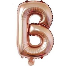 Parti Serüveni Harf Balon B Rose Renk 100 cm 40 Inç