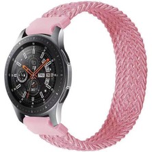 TahTicMer Huawei Watch Gt 2 Classic 46 mm Kordon Kayış Kumaş Hasır Örme Spor Kordon