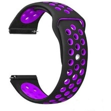 TahTicMer Huawei Watch Gt 2e 46 mm Kordon Kayış Renkli Silikon Spor Kayışı Yumuşak Kopmaz