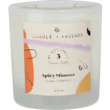 Candle And Friends No.3 Spicy Mimosa Medium Cam Mum 240GR.