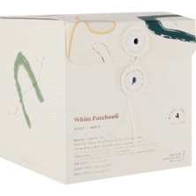 Candle And Friends No.4 White Patchouli Medium Cam Mum 240GR.