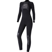 B Baosity 1.5mm Tam Boy Wetsuit Tulum Mayo Kano Dalış Cilt Yüzme Kadınlar Için L