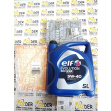 Mais Megane 3 1.5 Dci K9K Yağ Bakım Seti (Yağ Filtresi+Hava Filtresi+Polen Filtresi 5/40 5 Lt Elf Motor Yağı)