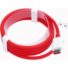 Dash Kablo Usb-C Type-C USB Şarj Kablosu 1m Kırmızı Kalın Kablo