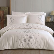 Hobby Premium Ella Poplin Çift Kişilik Nakışlı Nevresim Takımı