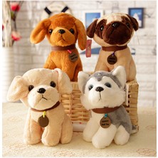 Enjoytime Simülasyon Mini Sevimli Köpek Peluş Oyuncak Bebek 20Cm (Yurt Dışından)