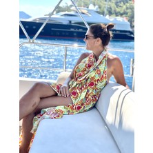 La Bambola Yeşil Joly Kolsuz Kimono