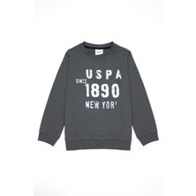 U.S. Polo Assn. Erkek Çocuk Antrasit Sweatshirt