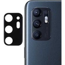 Gpack Oppo Reno 6 Kamera Lens Koruyucu Cam Siyah