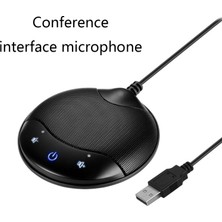 HUA3C A7 USB Bilgisayar Için Çok Fonksiyonlu Kondenser Konferans Mikrofonu (Yurt Dışından)