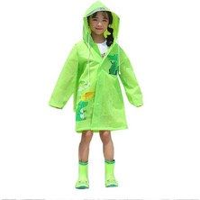 Masho Trend Hayvan Figürlü Kapüşonlu Çocuk Yağmurluk - Çocuk Yağmurluğu - Unisex Yağmurluk