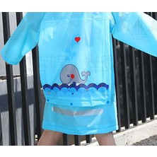 Masho Trend Hayvan Figürlü Kapüşonlu Çocuk Yağmurluk - Çocuk Yağmurluğu - Unisex Yağmurluk