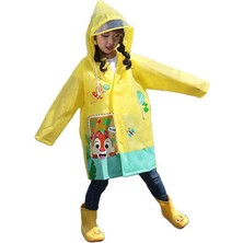 Masho Trend Hayvan Figürlü Kapüşonlu Çocuk Yağmurluk - Çocuk Yağmurluğu - Unisex Yağmurluk