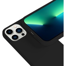 Buff iPhone 13 Pro Max Rubber S Kılıf Black