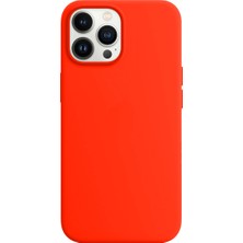 Buff iPhone 13 Rubber S Kılıf Neon Orange