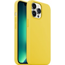 Buff iPhone 13 Rubber S Kılıf Yellow