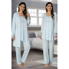 Effort Effortt Lohusa Pijama Sabahlık Takım 2401