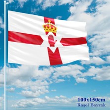 Asilmeydan Kuzey Irlanda Bayrağı - 100X150 cm (1 Metre x 1,5 Metre) - Raşel Kumaş