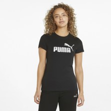 Puma Ess+ Metallic Logo Kadın Tişört 84830351