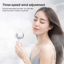 YKD Store F23 Handheld Rurbo Mini Electric Fan (Beyaz)