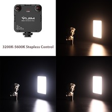 Dacare VL81 LED Video Dolum Işık 6.5 W Çift Renk Sıcaklığı Mini Video Lambası Fotoğraf Aydınlatma (Yurt Dışından)
